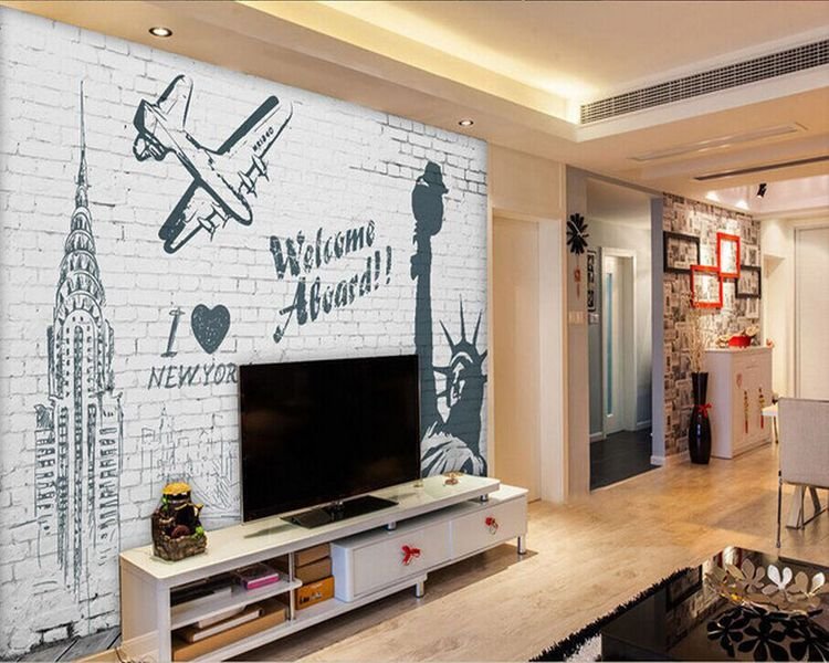 Роспись кирпичной стены