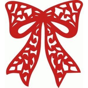 Вытынанка бант