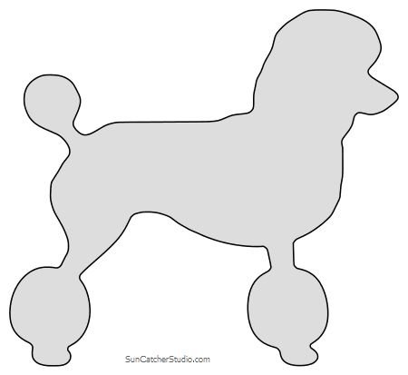 Трафареты собаки