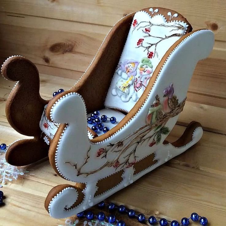 Сани из пряника