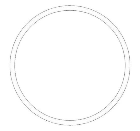 Тарелка раскраска для детей