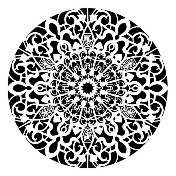 Трафарет кружева