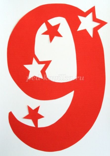 Трафареты к Дню Победы на окна