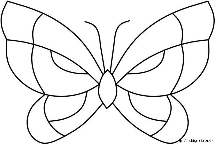 Трафареты бабочки