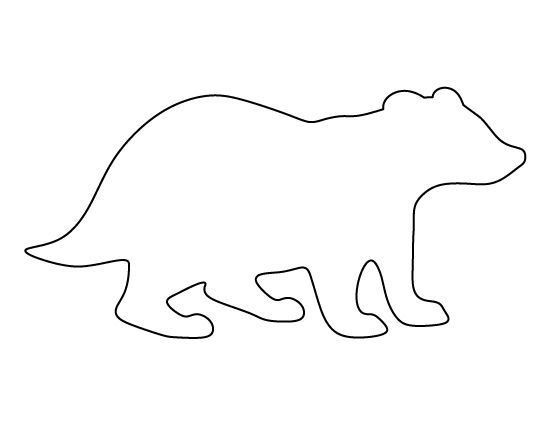 Трафареты диких животных