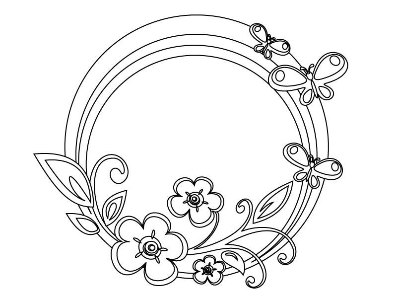 Цветы для украшения рисунки