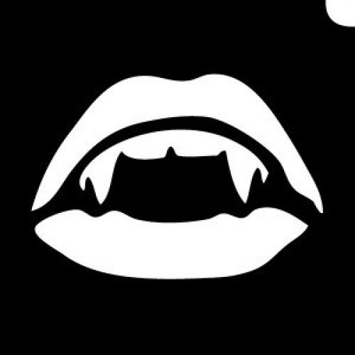 Зубы вампира вектор