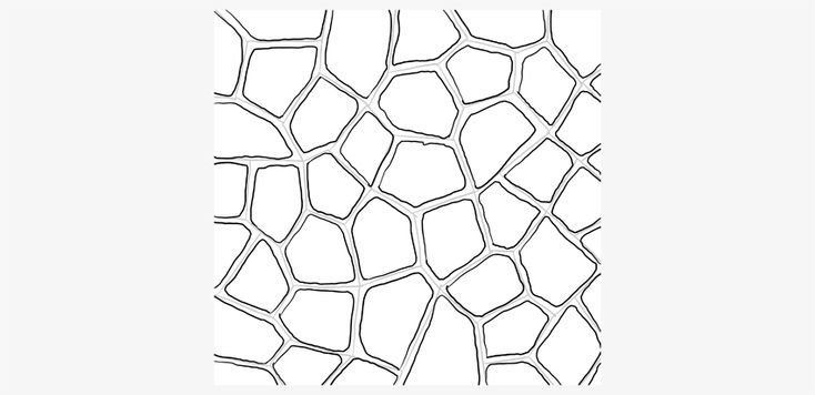 Пятнышки у жирафа трафарет