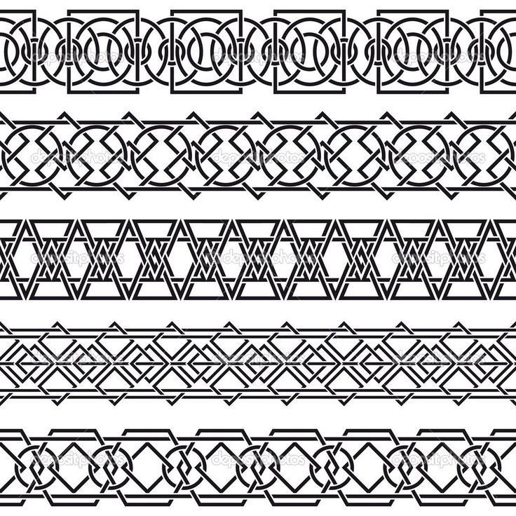 Орнамент эскиз геометрический