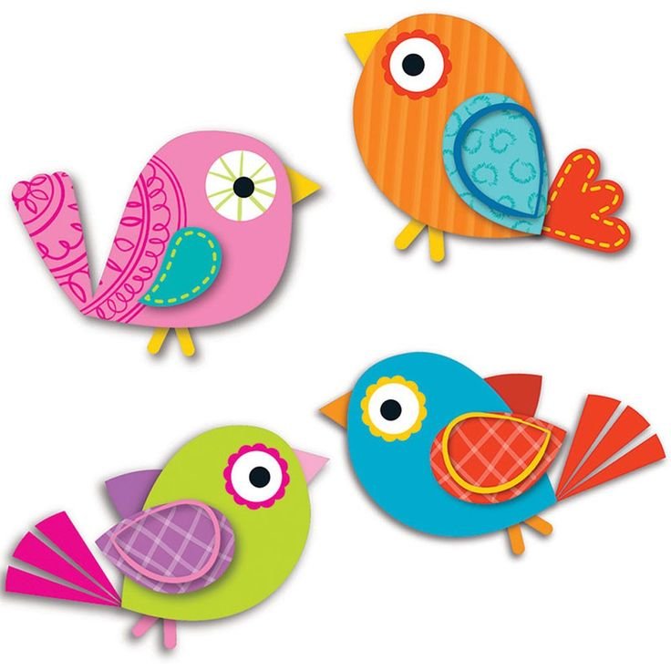 Аппликация птицы