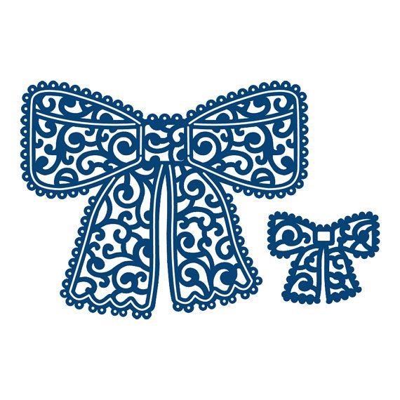 Вытынанка бантики новогодние