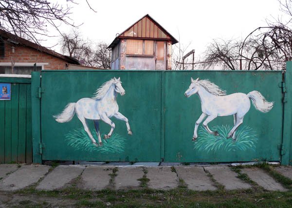 Расписные ворота