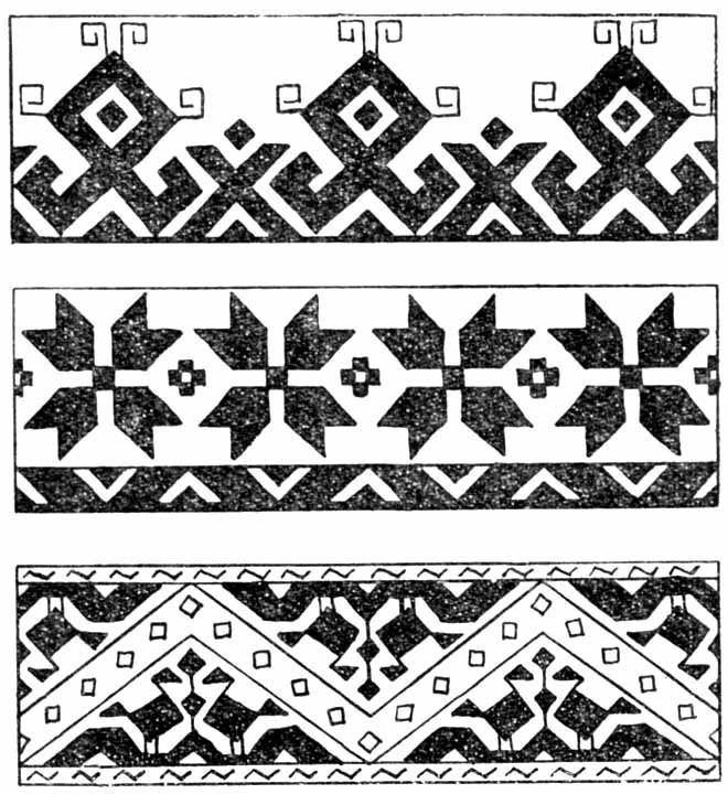 Калмыцкий геометрический орнамент