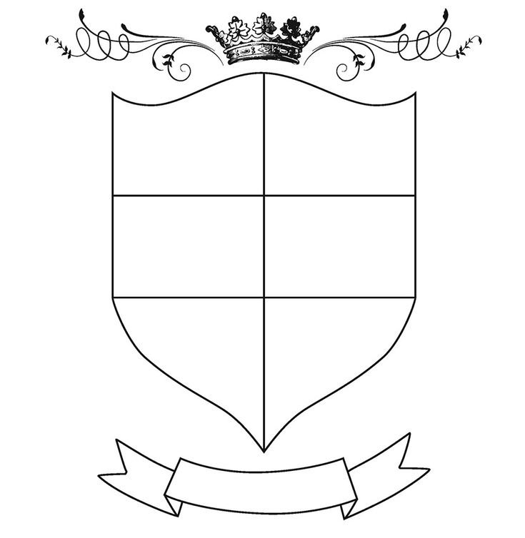 Фамильный герб шаблон