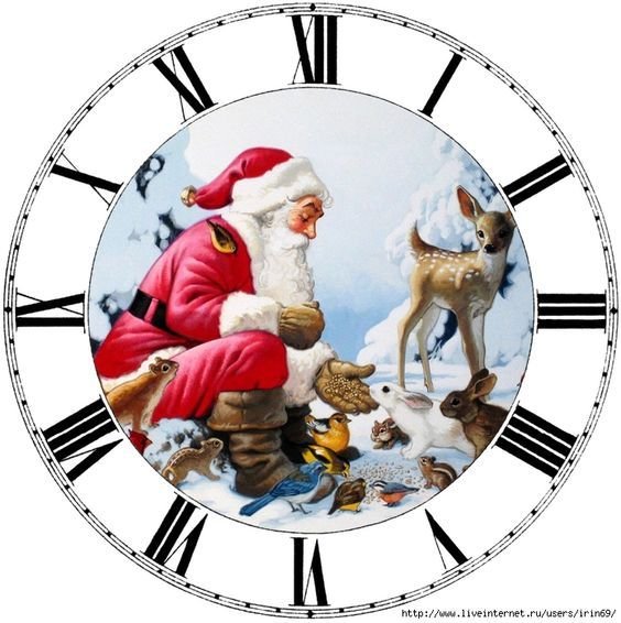 Сказочные новогодние часы