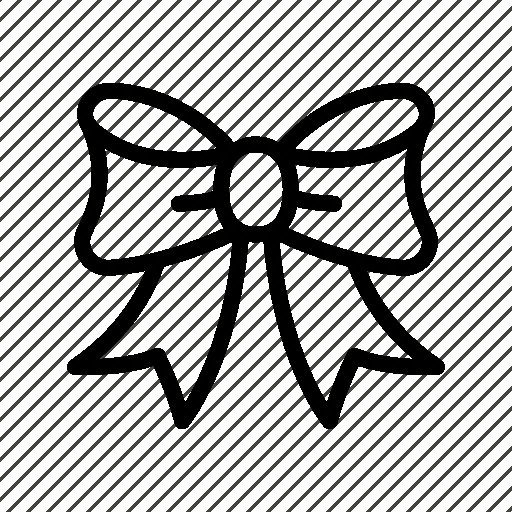 Бант раскраска для детей