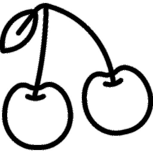 Черешня раскраска для детей
