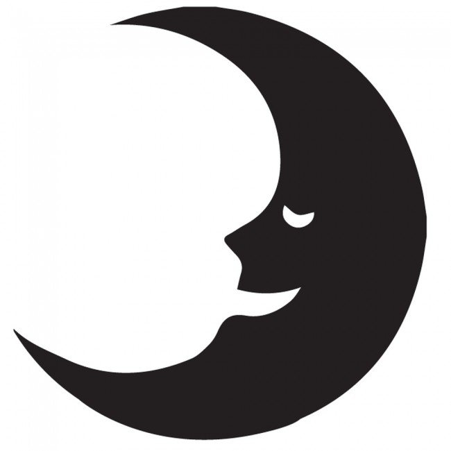 Полумесяц силуэт