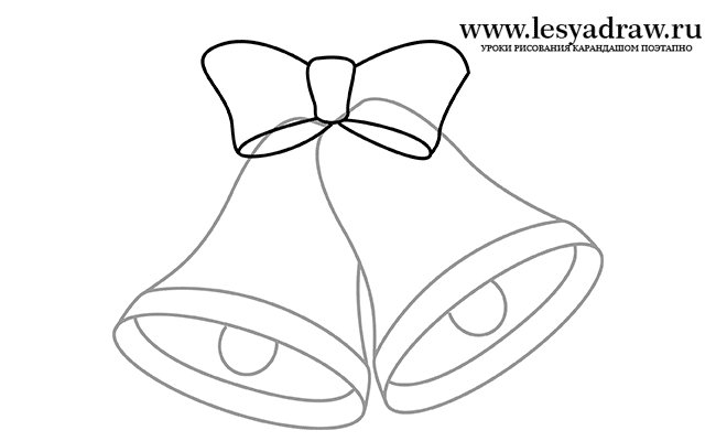 Колокольчик раскраска для детей