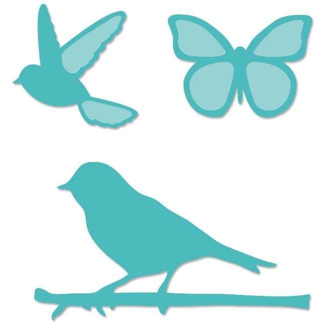 Птицы для украшения трафарет