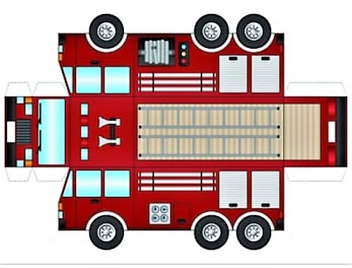 Пожарная машина для вырезания