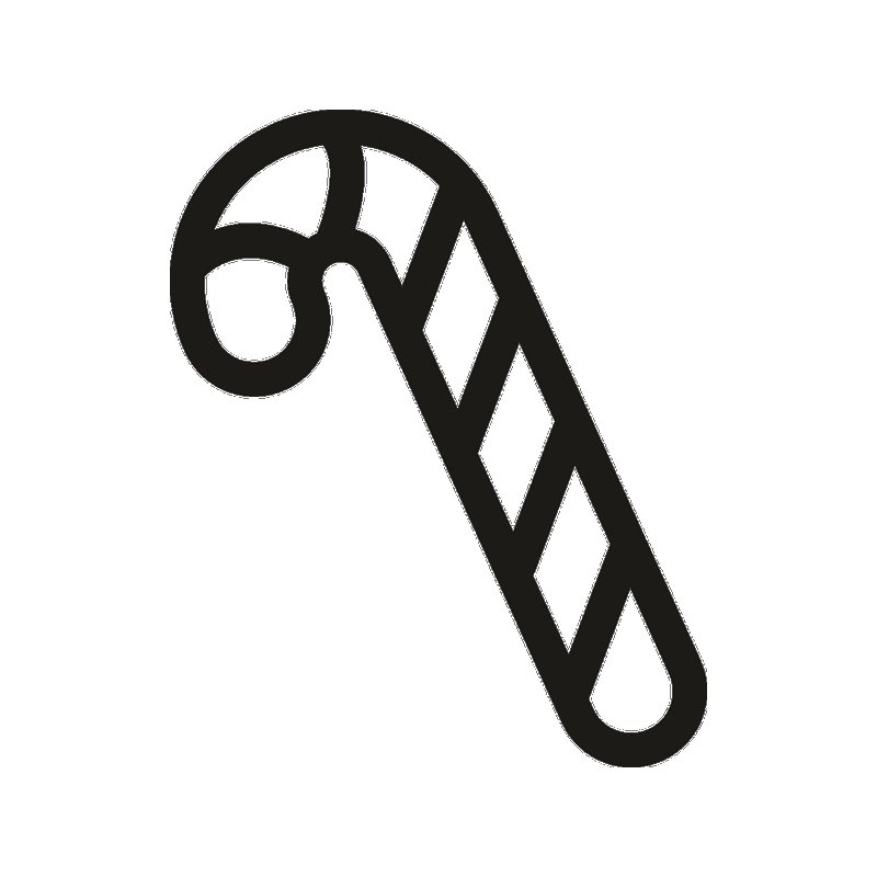 Трафареты для пряников трость