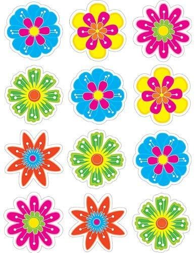 Разноцветные цветы