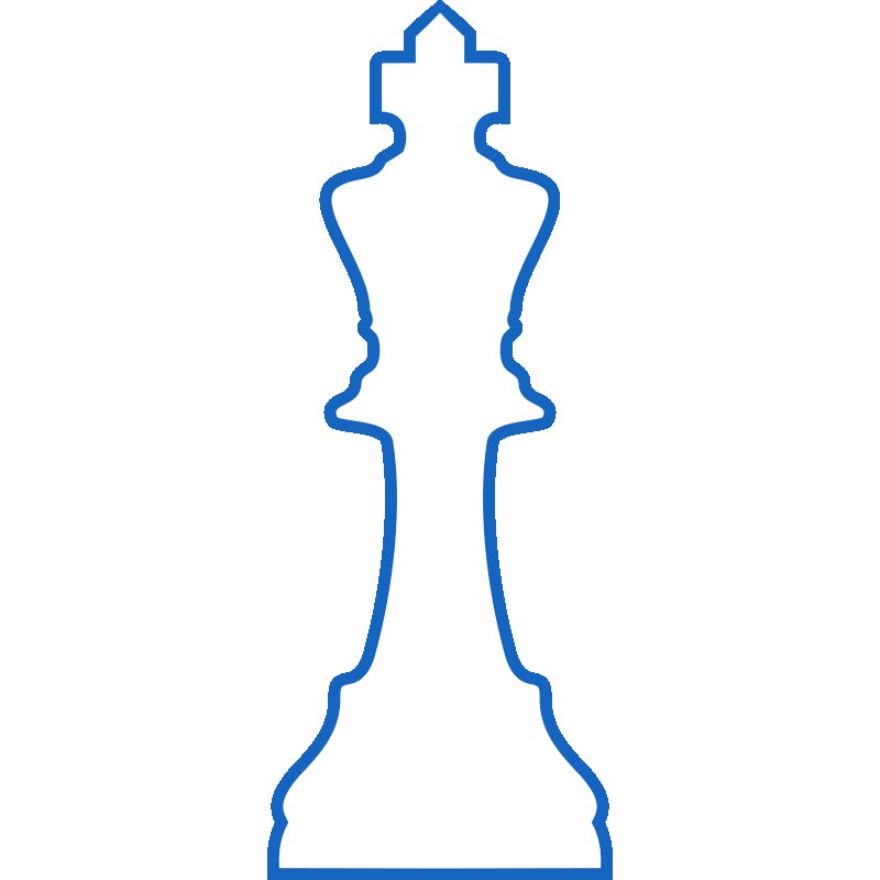 Макет шахматных фигур