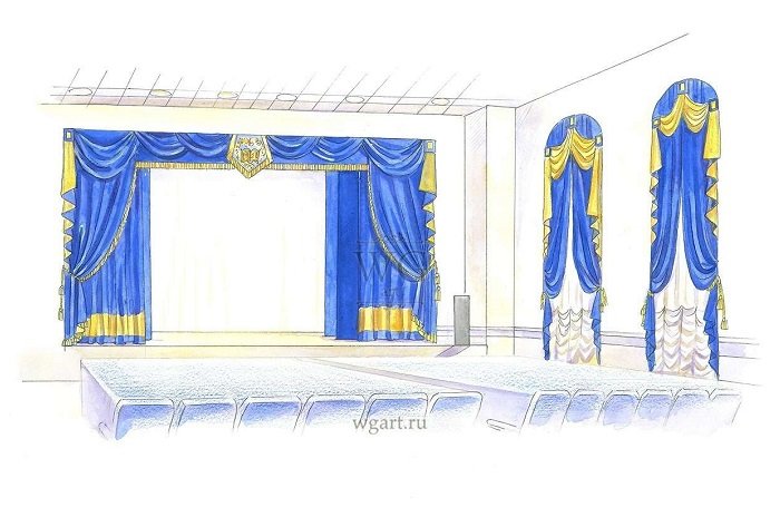 Сцена рисунок