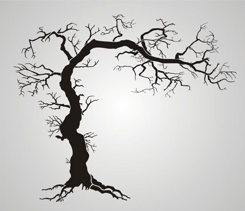 Трафарет "дерево"