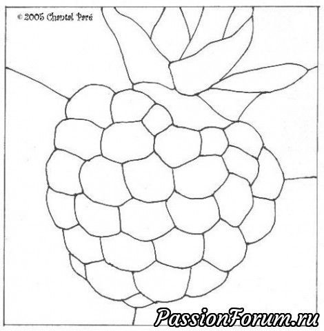 Витраж шаблон