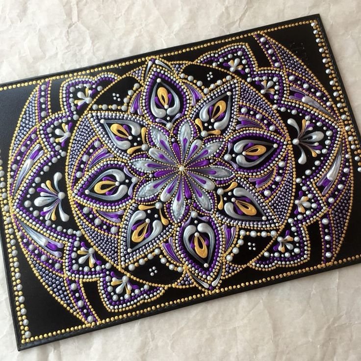 Точечная роспись контурами