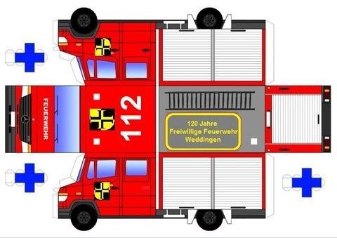 Пожарная машина для склеивания