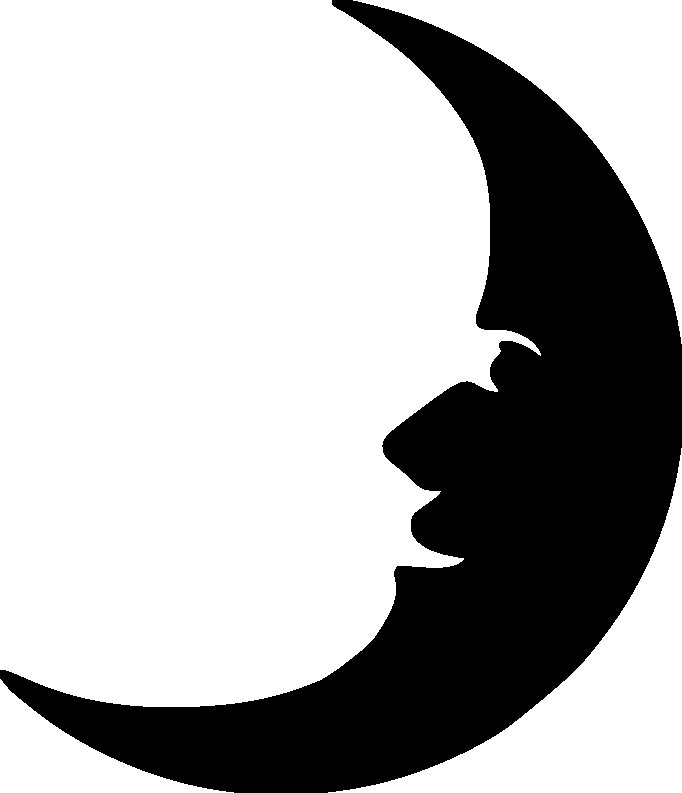 Полумесяц с лицом