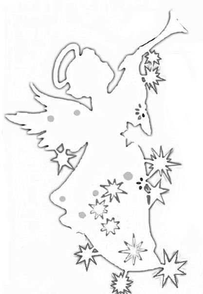 Вытынанки новогодние для украшения окон снежинки