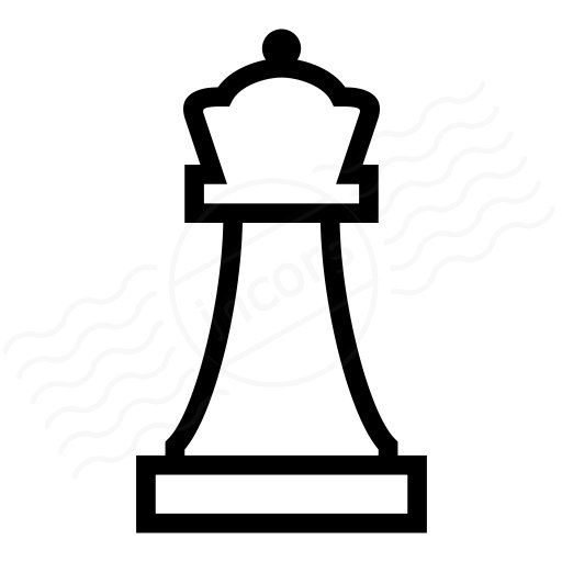 Шахматная фигура ферзь раскраска