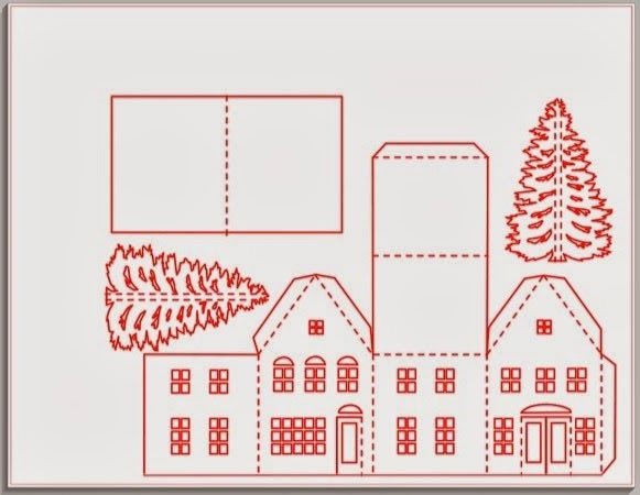 Объемный домик