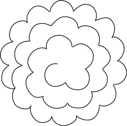 Трафарет "цветы"