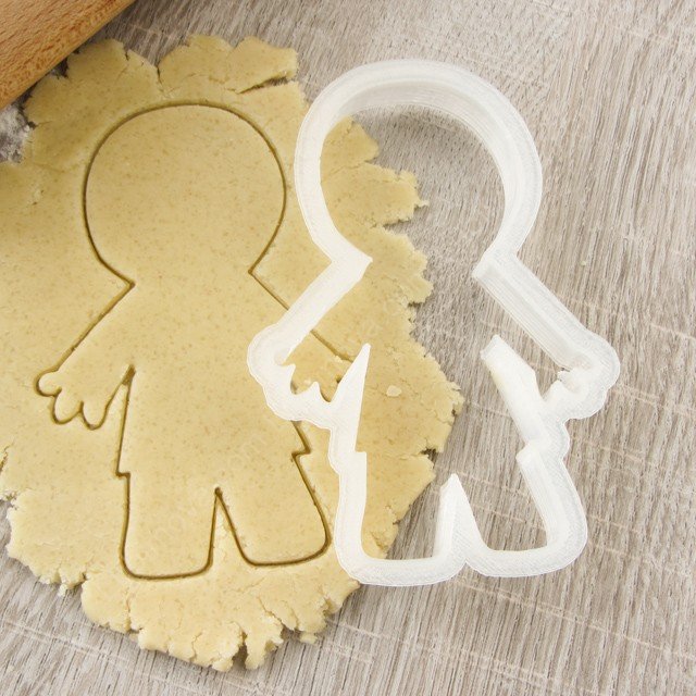 Трафарет мумии для пряника