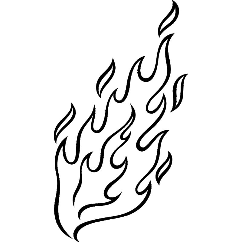 Пламя эскиз