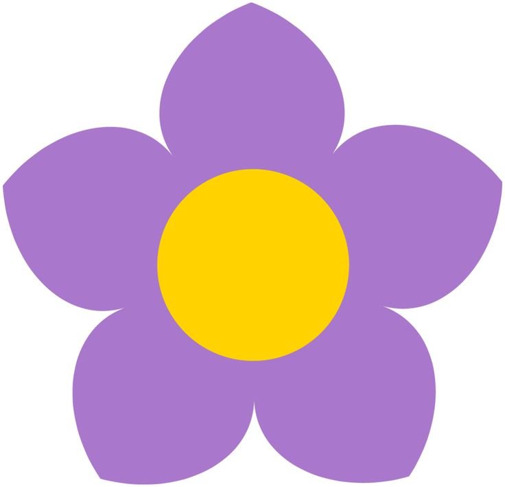 Цветочки для аппликации шаблоны