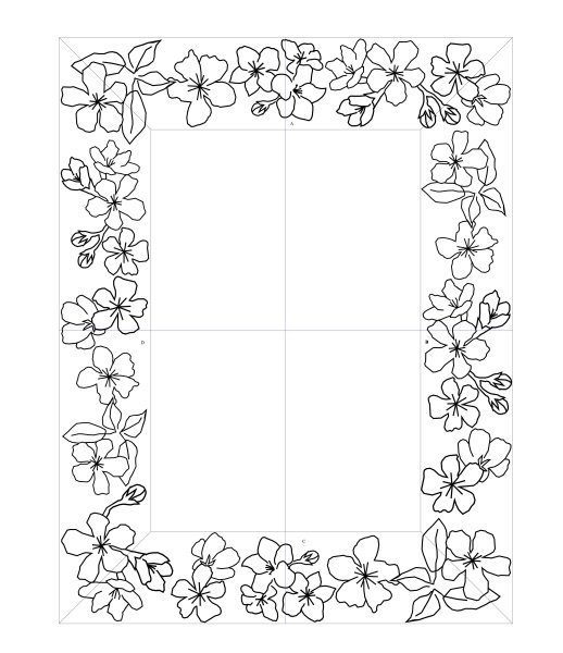 Красивые рамки для раскрашивания