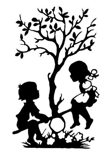 Силуэтная аппликация в детском саду