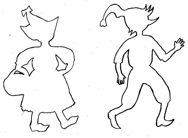 Рисование на основе силуэта