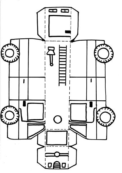 Бумажные развертки для детей