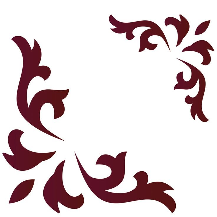 Трафареты узоры для декора