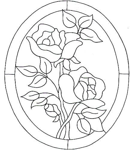 Трафареты для витражной росписи по стеклу