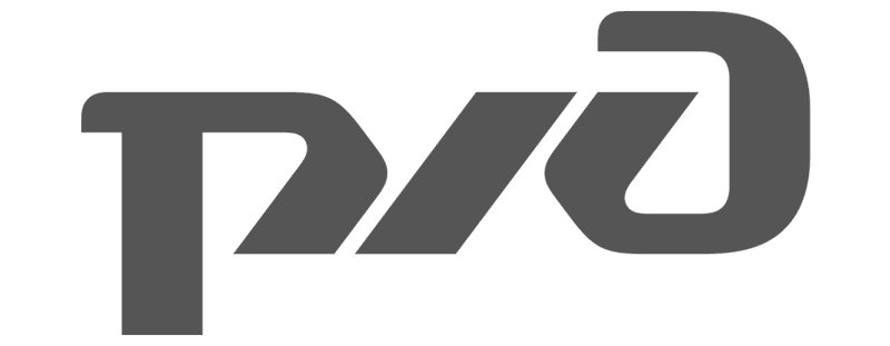 Логотип РЖД на синем фоне