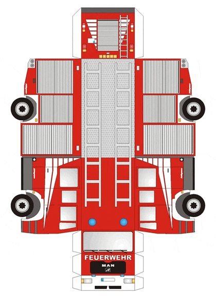 Пожарная машина для склеивания