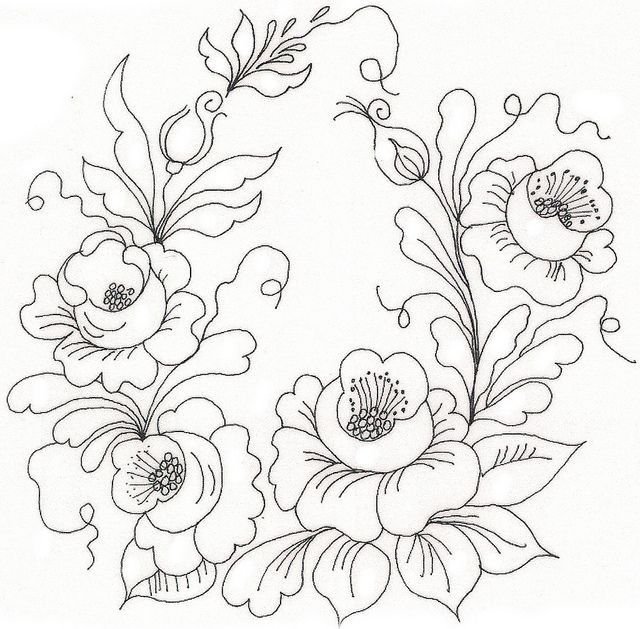 Узоры и цветы